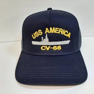 US Navy USS America CV-66 Hat Embroidered Baseball